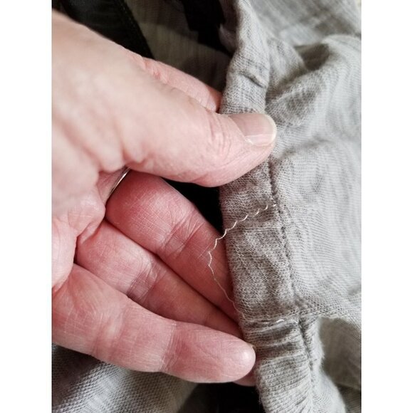 ATM Anthony Thomas Melillo Ombr'e Slub Jersey Jumpsuit Concrete Gunmetal Sz M - Picture 12 of 14